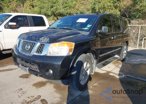 2011 Nissan Armada Platinum из США, поврежденный, VIN 5N1BA0ND3BN606038